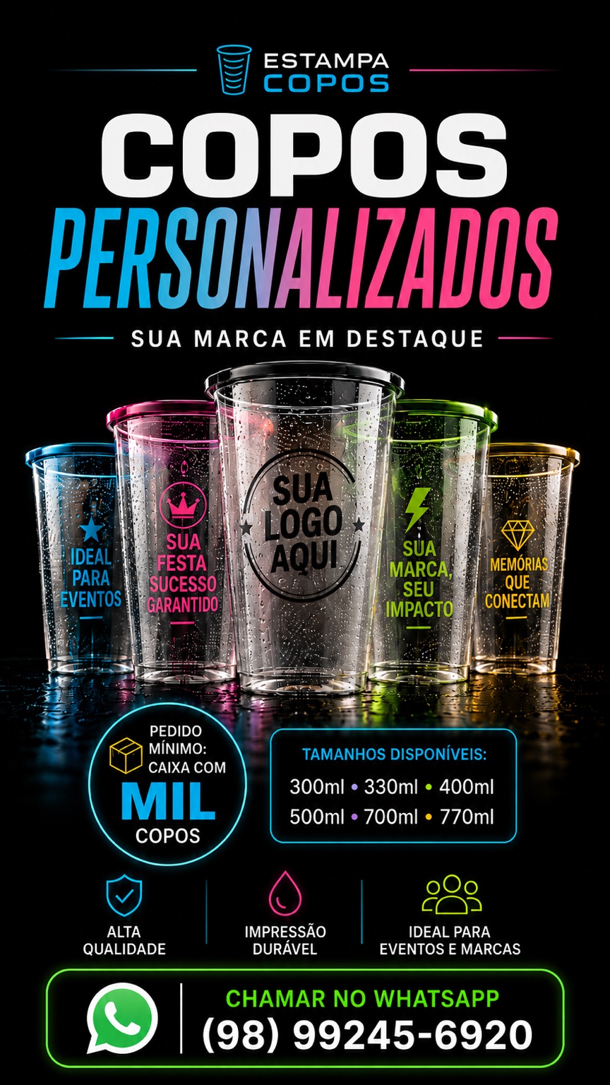 Tamanhos 700 e 770 ml